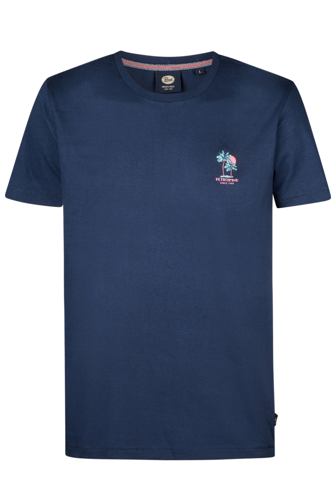 T SHIRT MET KORTE MOUWEN M 1050 TSR644 5178 NAVY BLUE